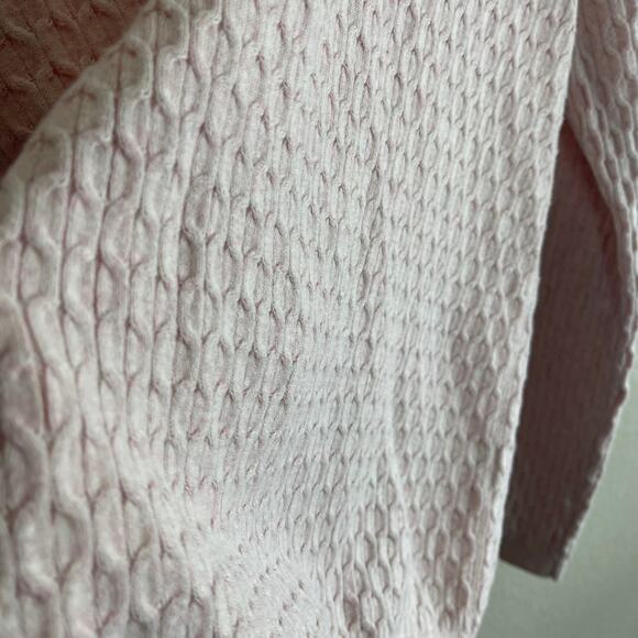 Tommy Hilfiger Pale Pink Fitted Knit Sweater Size Extra Large - Picture 4 of 7